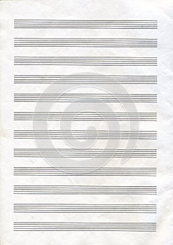 Music note paper