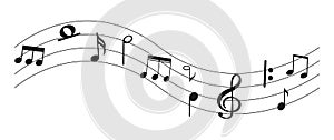 Music Note with symbols