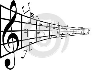 Music notes