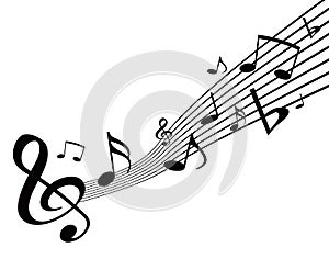 Music notes