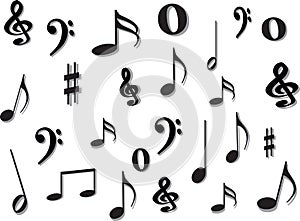 Music notes