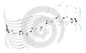 music notes