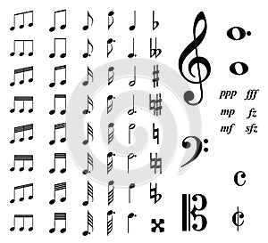 Music notes