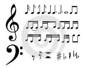 Music notes