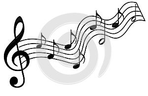 Music notes photo