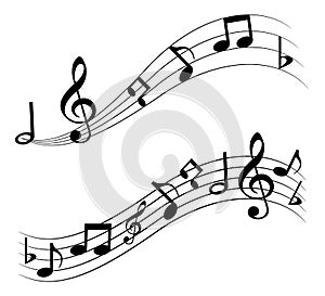 Music notes