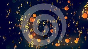 Music Notes 3 Loopable Background