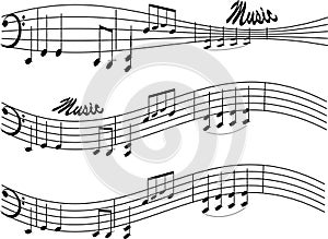 Music notes