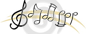 Music notes