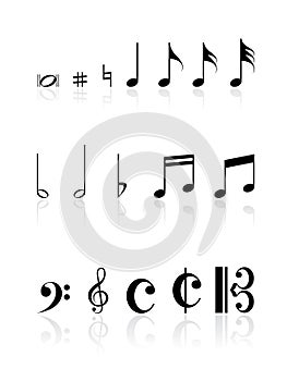 Music notes