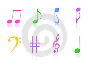 Music notes