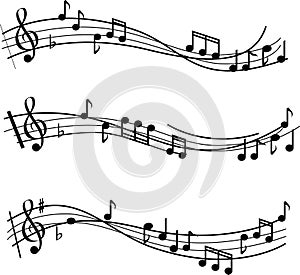 Music notes