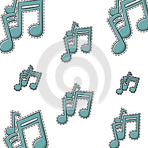 Music notes background