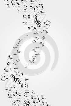 Music notes background