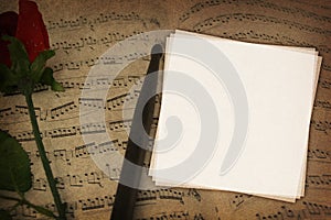 Music notes background