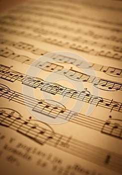 Music notes background