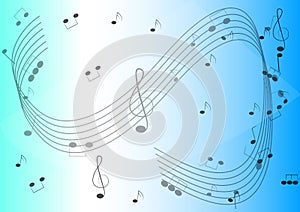 Music Notes Background