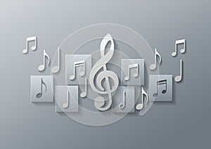 Music Notes Background