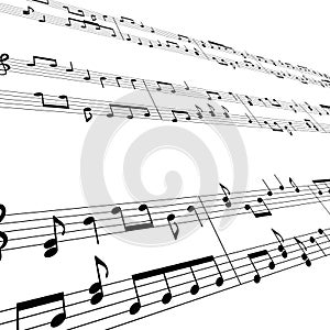 Music notes background