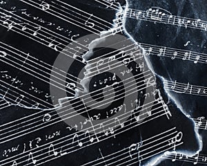 Music Notes Background, Abstract musical Background