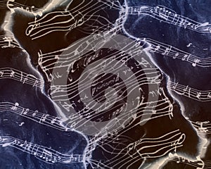 Music Notes Background, Abstract musical Background