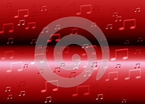 Music notes background