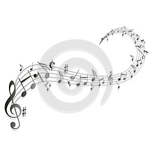 Music Notes Clef