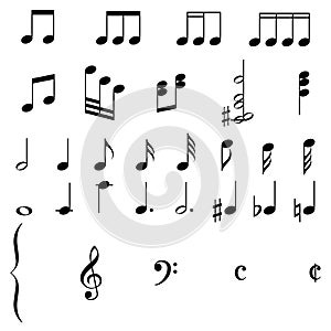 Music Notes EPS