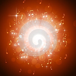 Music Notes Explosion