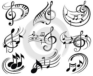 Music notes photo