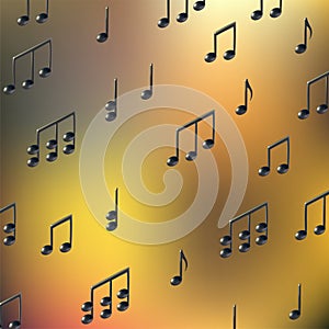 Music notes vector