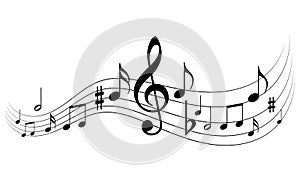 Music notes photo