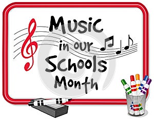 Music in Our Schools Month Whiteboard