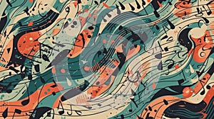 Music Pattern. Guitar. Piano Pattern. Piano Keyboard. Piano Keyboard Pattern.