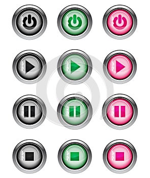 Music Player Buttons part 1/2