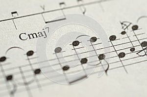 Music sheet note