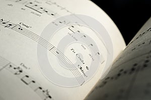 Music sheet note