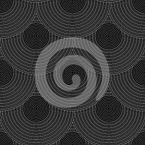 Music, sound concept. Vinyl record. Seamless pattern