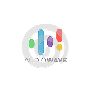 Music Sound Wave, Audio Technology, vector illustration