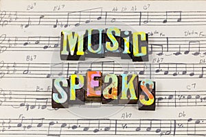 Music speak notes sing song singing musical happy musician