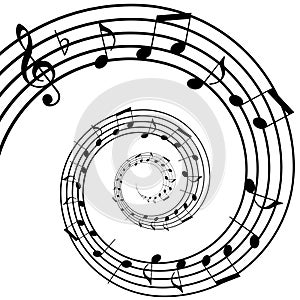 Música espiral 