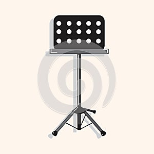 Music stand theme elements vector,eps