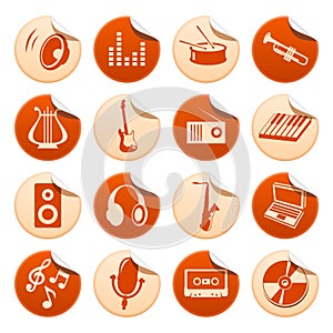 Music stickers