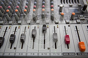 Music Studio Mixer Control