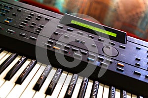 Music Synthesizer keyboard