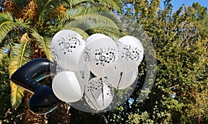 Music Theme Balloons