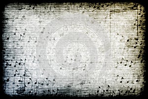 Music Themed Abstract Grunge Background
