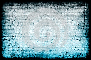 Music Themed Abstract Grunge Background