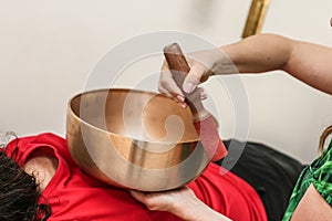Music therapy Tibetan Bowls photo