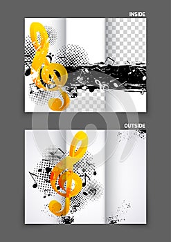Music tri fold brochure